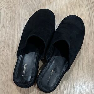 Larroude Suede Mules